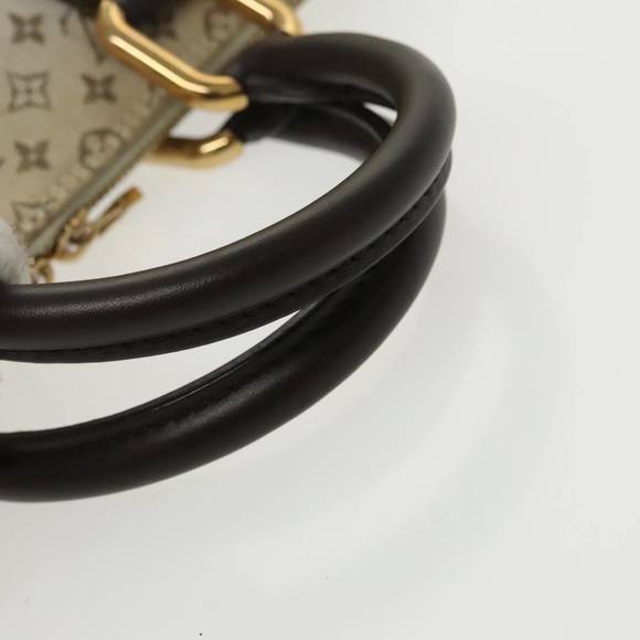 LOUIS VUITTON Monogram Mini Alma Ron Hand Bag Khaki M92206 LV Auth 98725 - Picture 7 of 16